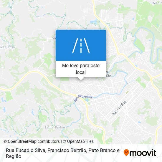 Rua Eucadio Silva mapa