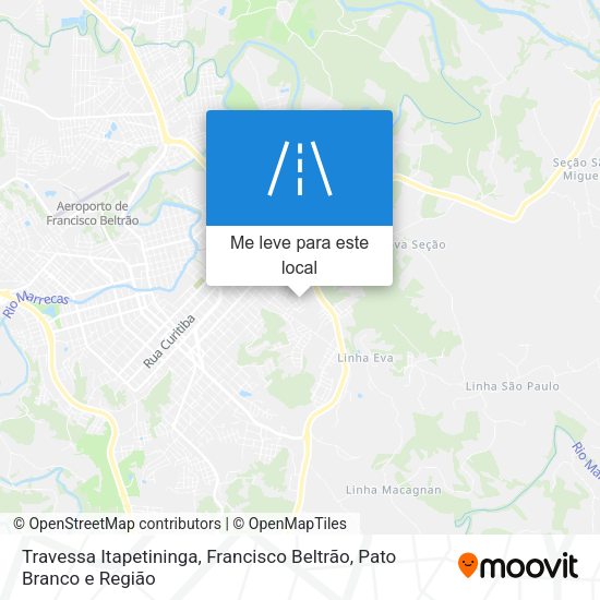 Travessa Itapetininga mapa