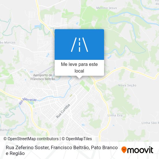 Rua Zeferino Soster mapa