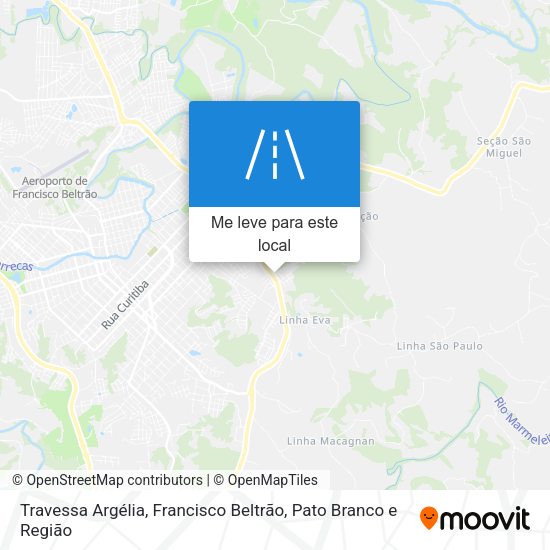 Travessa Argélia mapa