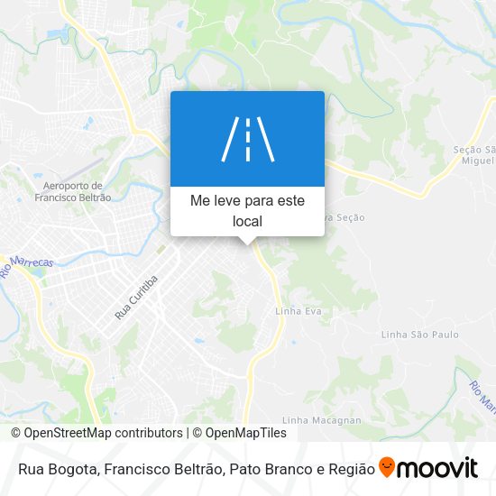 Rua Bogota mapa