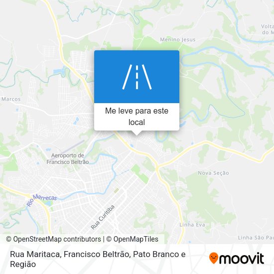 Rua Maritaca mapa