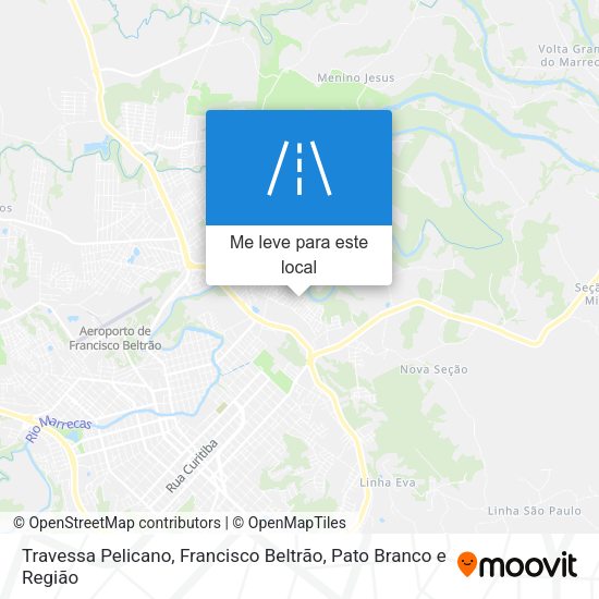 Travessa Pelicano mapa