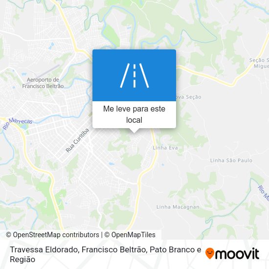Travessa Eldorado mapa