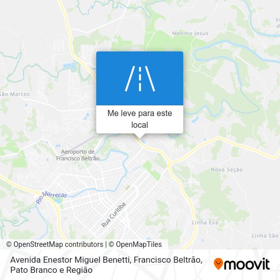 Avenida Enestor Miguel Benetti mapa