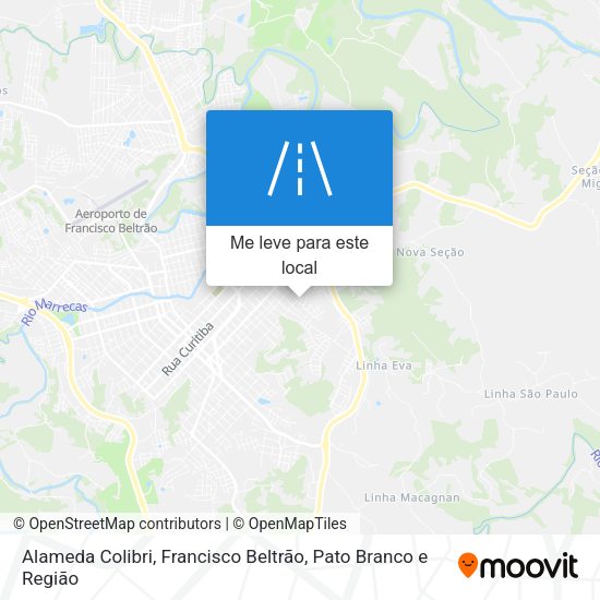 Alameda Colibri mapa
