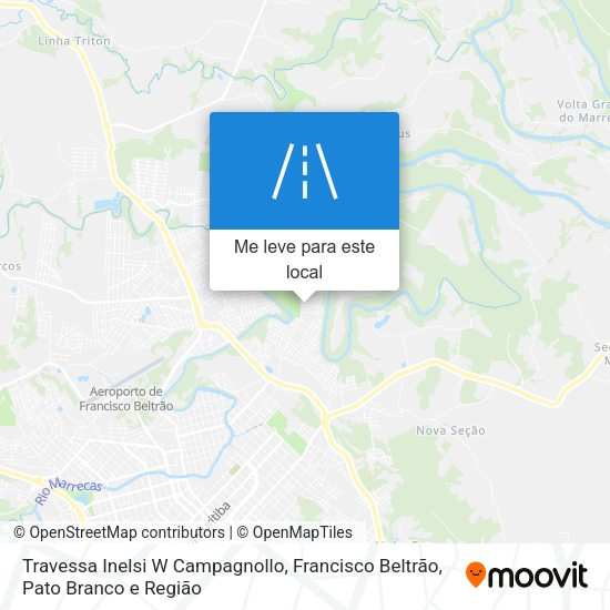 Travessa Inelsi W Campagnollo mapa