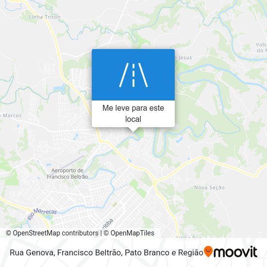 Rua Genova mapa