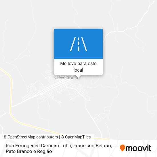 Rua Ermógenes Carneiro Lobo mapa