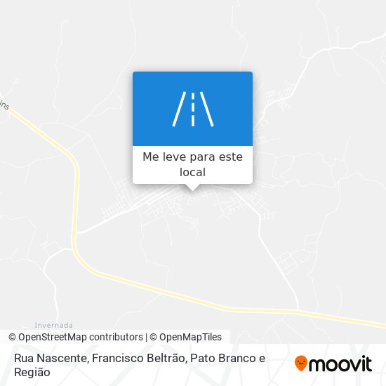 Rua Nascente mapa