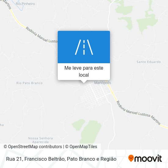 Rua 21 mapa