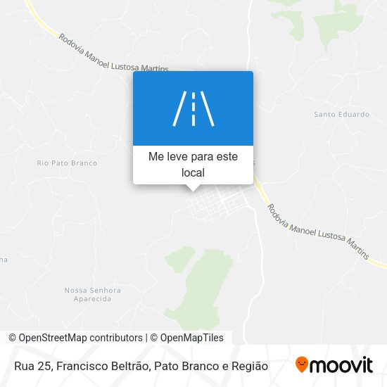 Rua 25 mapa