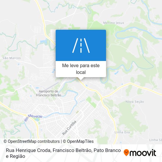 Rua Henrique Croda mapa