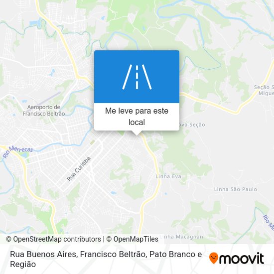 Rua Buenos Aires mapa