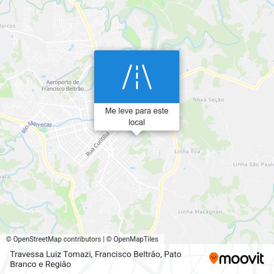 Travessa Luiz Tomazi mapa
