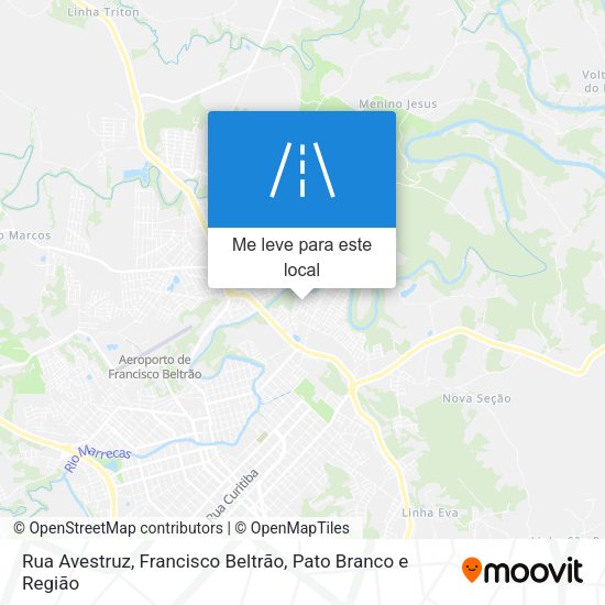 Rua Avestruz mapa