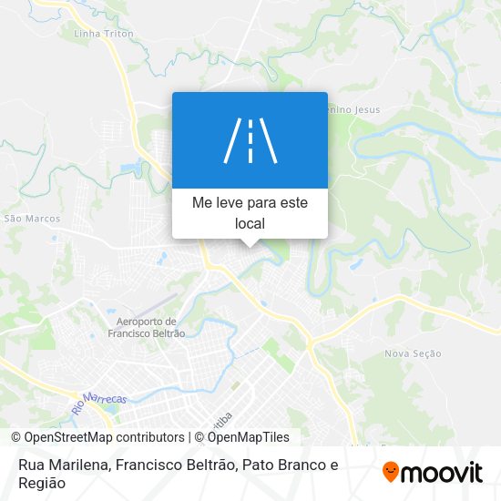 Rua Marilena mapa