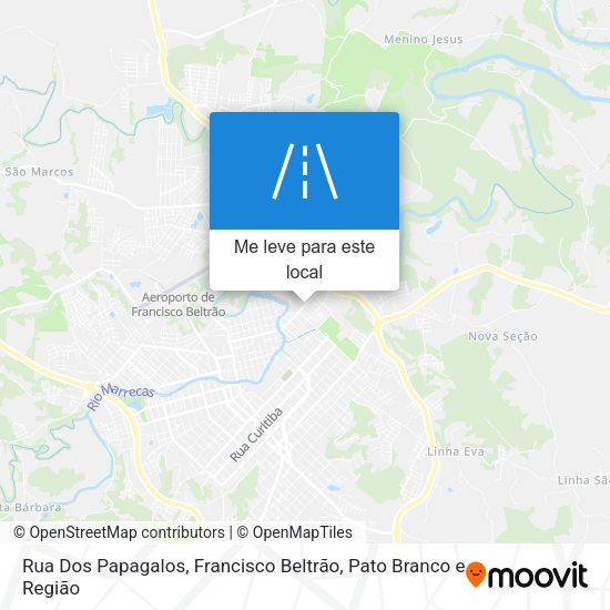 Rua Dos Papagalos mapa