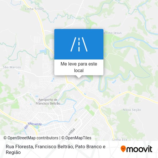 Rua Floresta mapa
