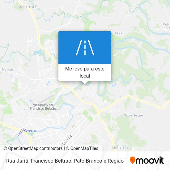 Rua Juriti mapa
