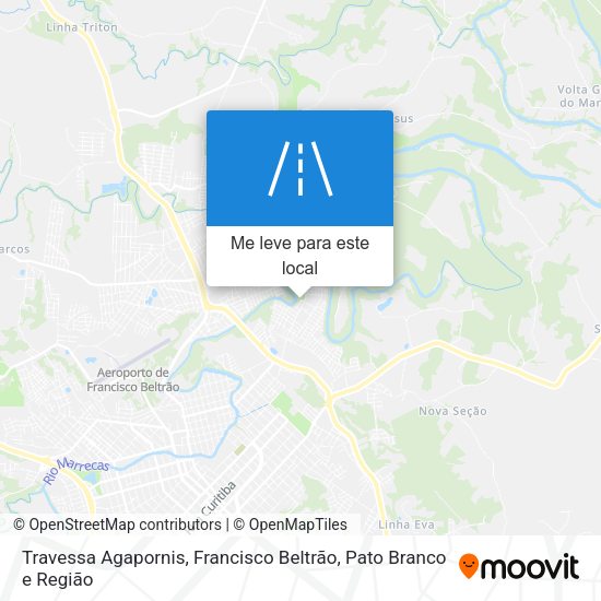 Travessa Agapornis mapa