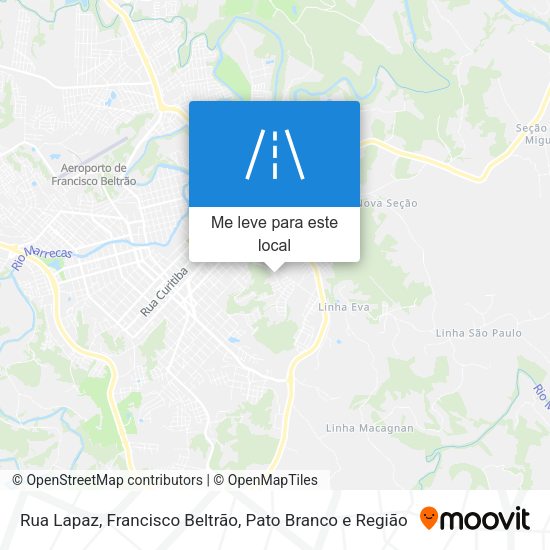 Rua Lapaz mapa