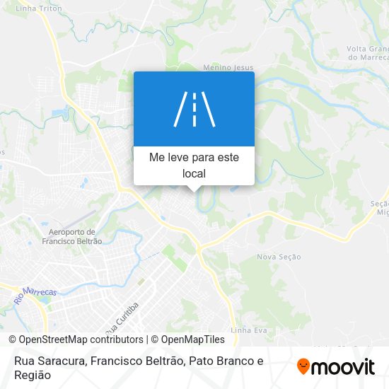 Rua Saracura mapa