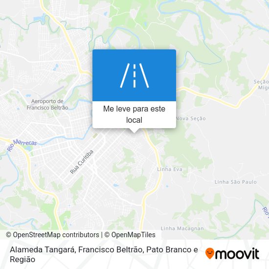 Alameda Tangará mapa
