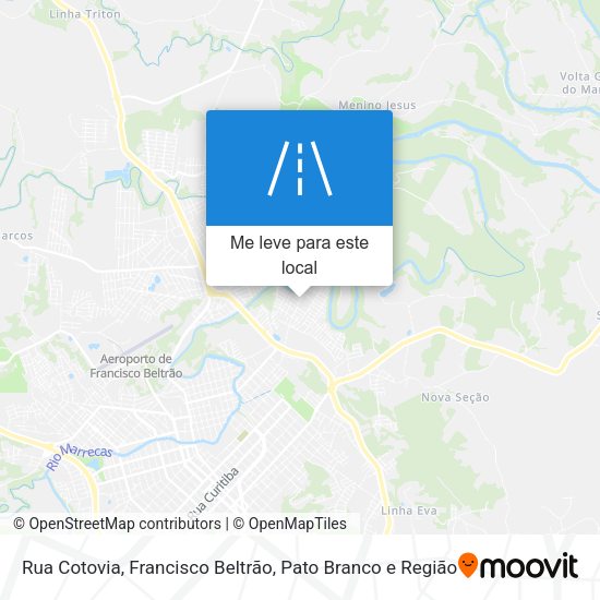 Rua Cotovia mapa