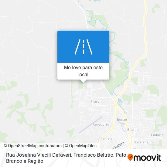 Rua Josefina Viecili Defaveri mapa