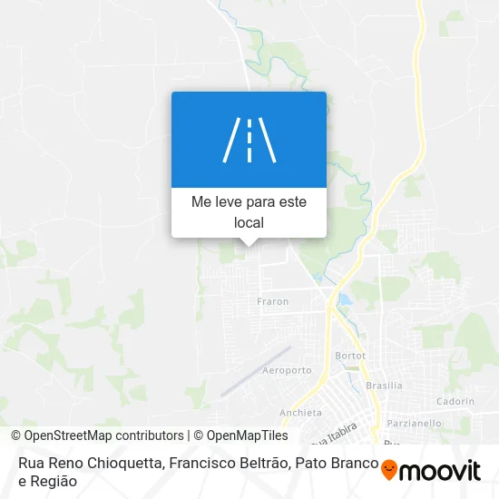 Rua Reno Chioquetta mapa