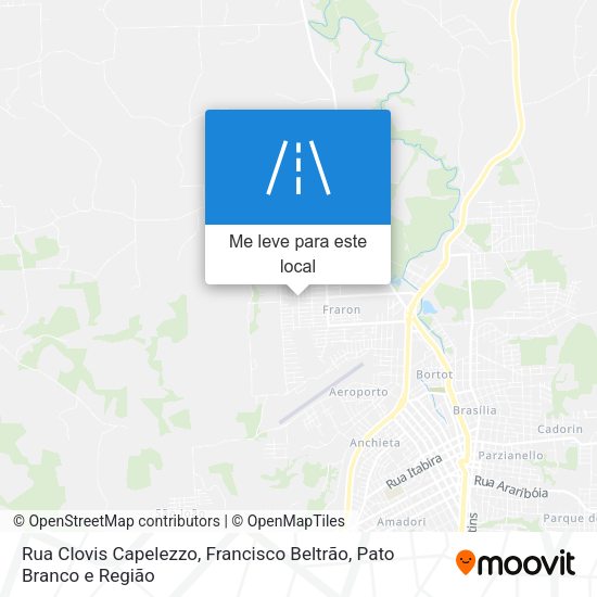 Rua Clovis Capelezzo mapa