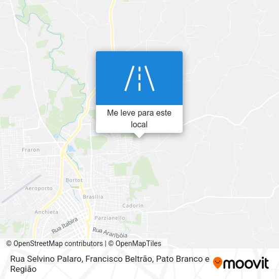Rua Selvino Palaro mapa