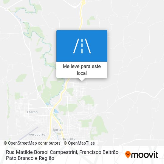 Rua Matilde Borsoi Campestrini mapa