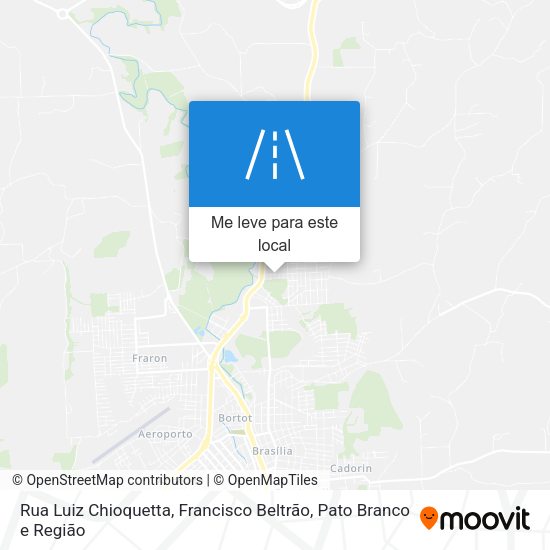 Rua Luiz Chioquetta mapa