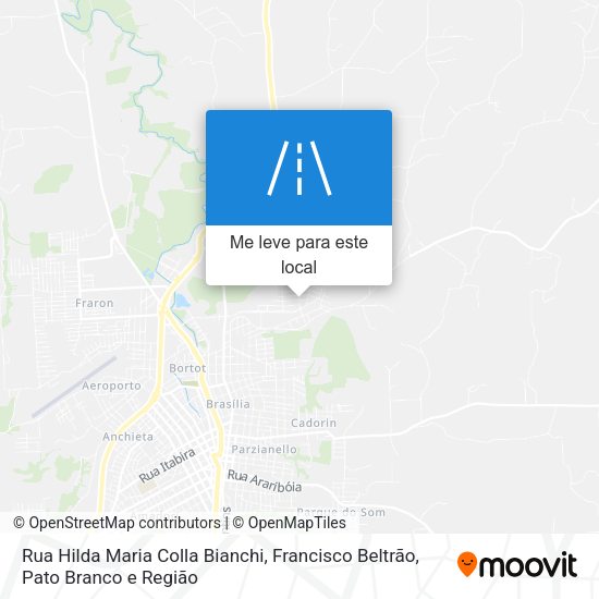 Rua Hilda Maria Colla Bianchi mapa