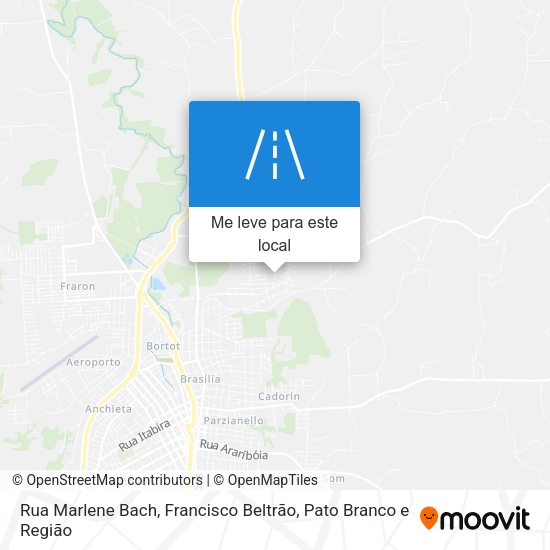 Rua Marlene Bach mapa