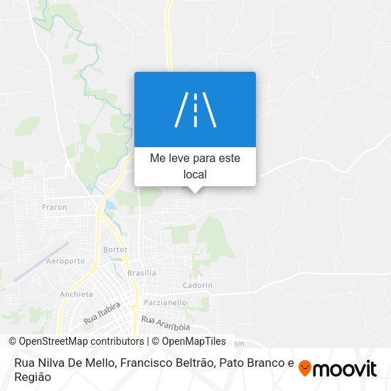 Rua Nilva De Mello mapa