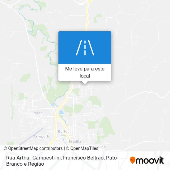 Rua Arthur Campestrini mapa