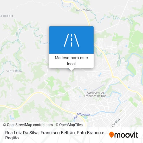 Rua Luiz Da Silva mapa