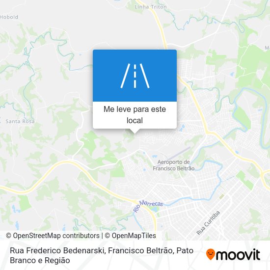 Rua Frederico Bedenarski mapa
