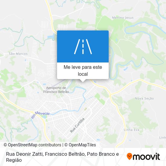 Rua Deonir Zatti mapa