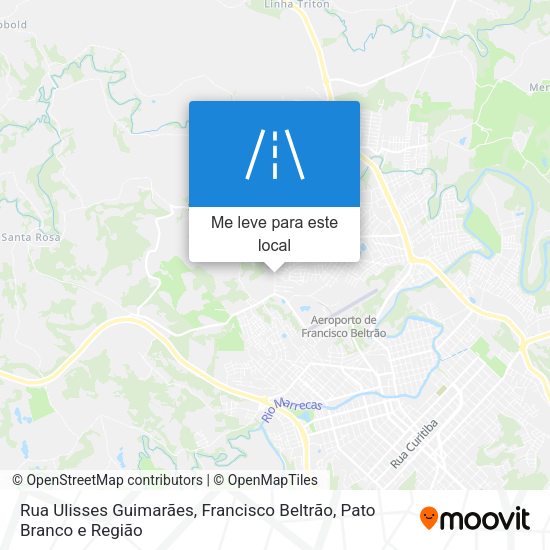 Rua Ulisses Guimarães mapa