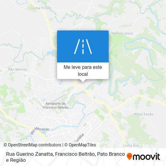 Rua Guerino Zanatta mapa