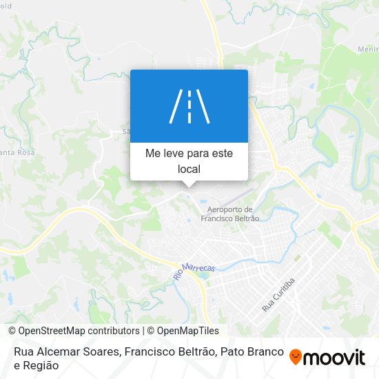 Rua Alcemar Soares mapa