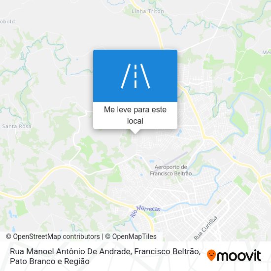Rua Manoel Antônio De Andrade mapa