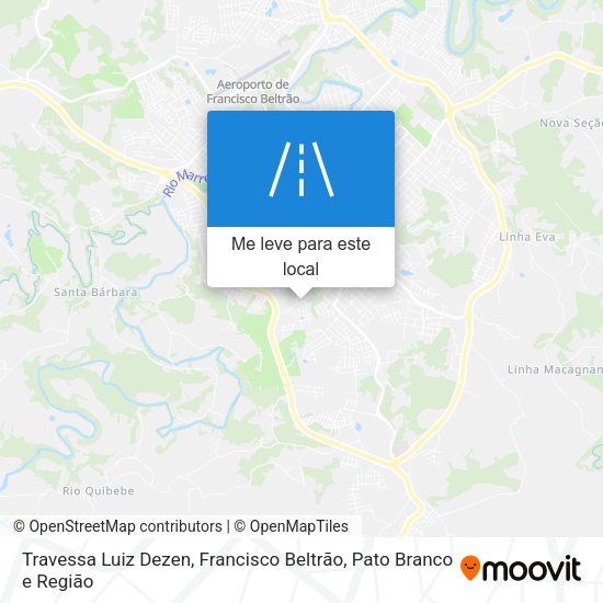 Travessa Luiz Dezen mapa