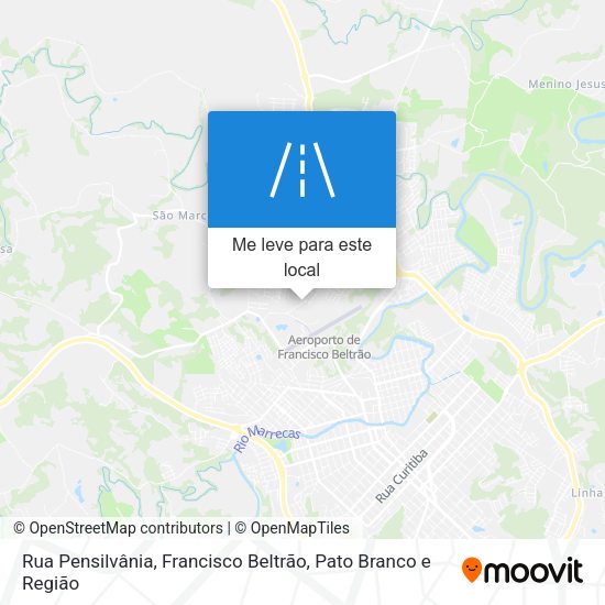 Rua Pensilvânia mapa