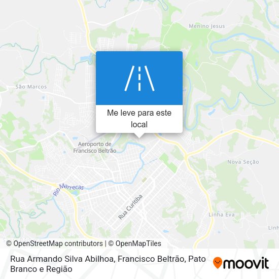 Rua Armando Silva Abilhoa mapa