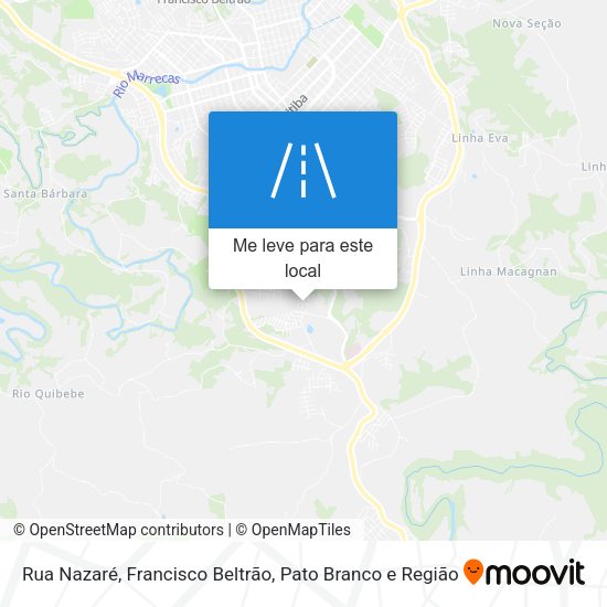 Rua Nazaré mapa